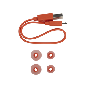 JBL Tune 165BT - Coral Orange - Wireless In-Ear headphones - Detailshot 4